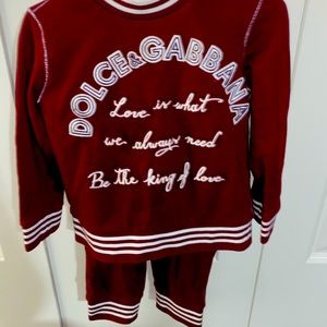 Dolce & gabbana sweatsuit